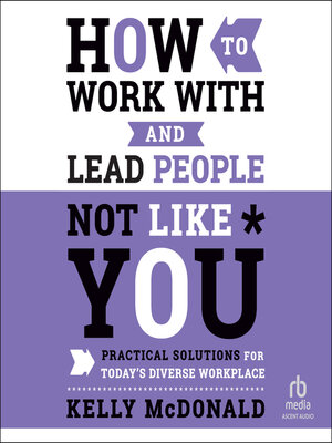 cover image of How to Work With and Lead People Not Like You